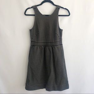 Madewell striped dress black white striped shift